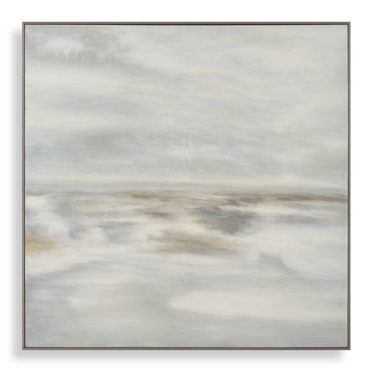 Furthest Thing - Canvas Landscape Art - Brown / Gray / White