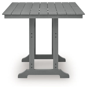 Sanctuary Beach - Square Counter Table With Umbrella Option - Dark Gray - R&R Furniture Gallery (Fountain Valley, CA)