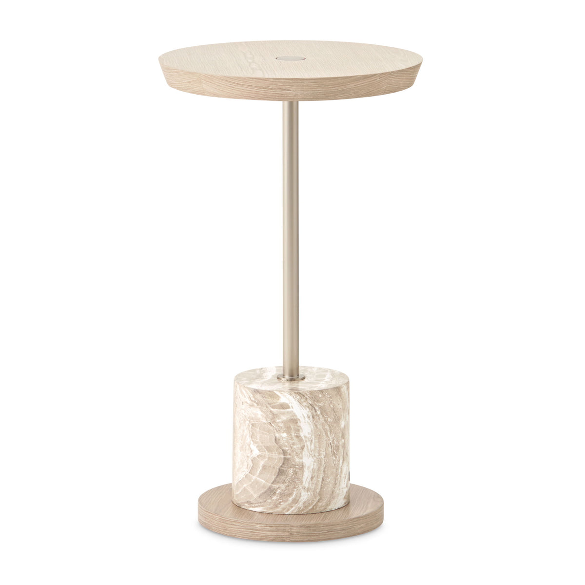 Lotus Bay - Chairside Table - Sand - R&R Furniture Gallery (Fountain Valley, CA)
