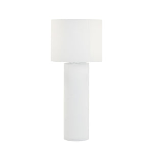 Cleopatra - Linen Floor Lamp - Cream - R&R Furniture Gallery (Fountain Valley, CA)