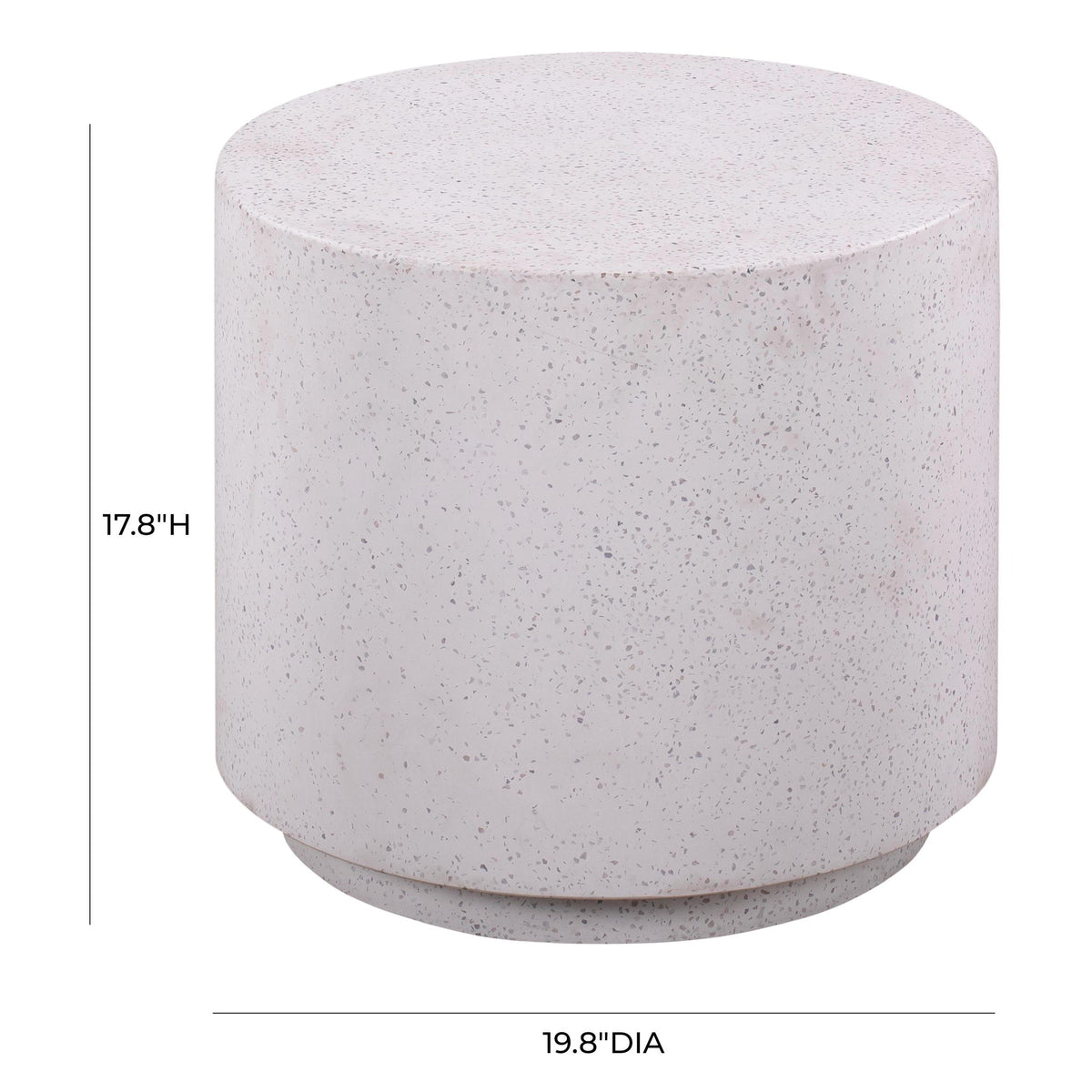 Terrazzo - Light Speckled Table - R&R Furniture Gallery (Fountain Valley, CA)