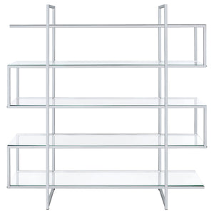 Harison - 5 Shelf Bookshelf - Clear