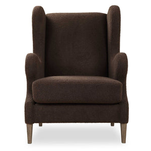 Serpentine - Brown Fabric Accent Chair