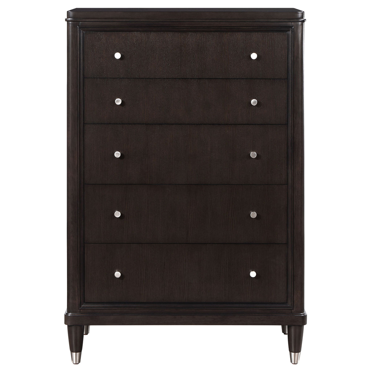 Niguel - 5 Drawer Chest Storage Furniture - Brown