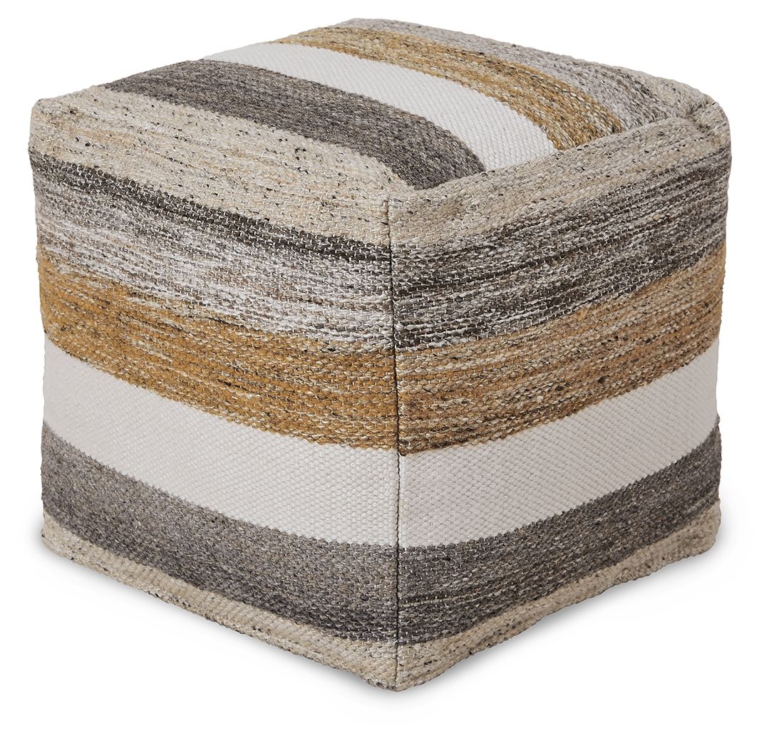 Josalind - Pouf - Multi - R&R Furniture Gallery (Fountain Valley, CA)