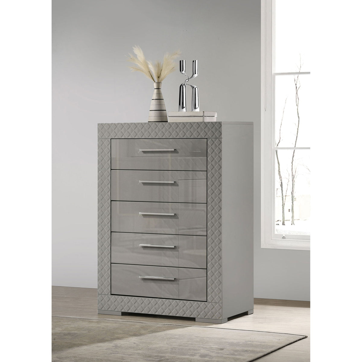 Pierce - 5 Drawer Bedroom Chest
