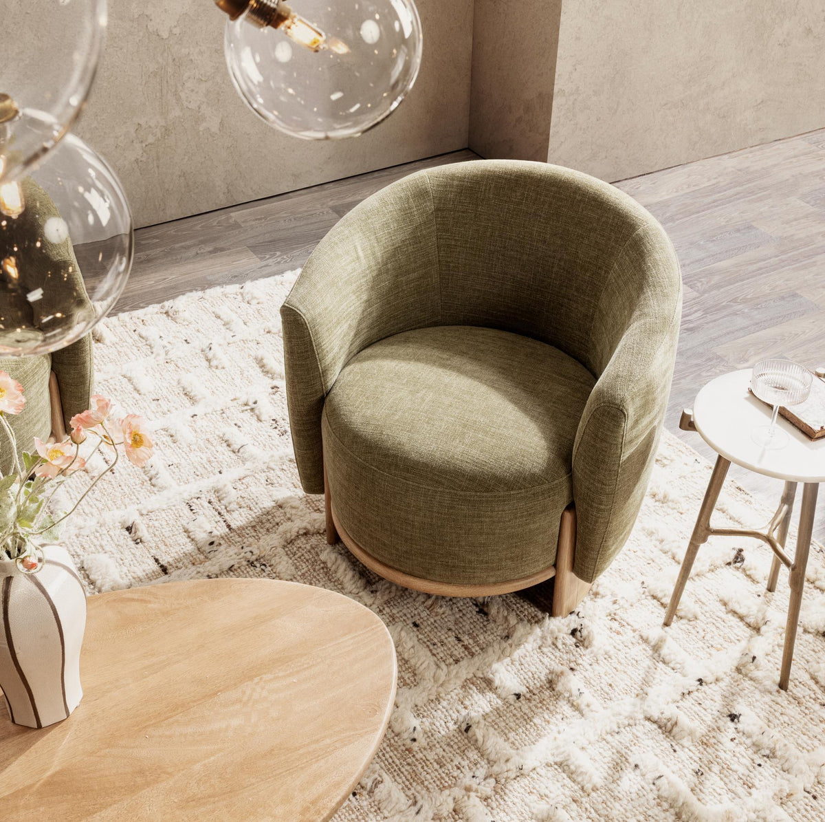 Myra - Accent Chair - Sage Dust - R&R Furniture Gallery (Fountain Valley, CA)