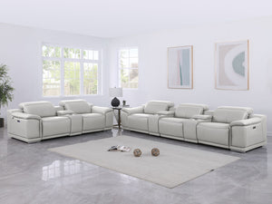 9762 - 8-Piece Modular Power Reclining Sofa And Console Loveseat Set With - R&R Furniture Gallery (Fountain Valley, CA)