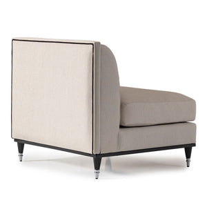 La Francaise - Armless Accent Chair - R&R Furniture Gallery (Fountain Valley, CA)