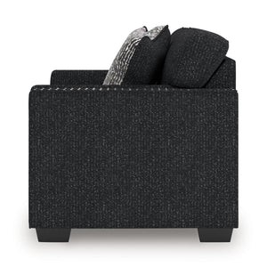 Jasmine Peaks - Loveseat - Coal - R&R Furniture Gallery (Fountain Valley, CA)