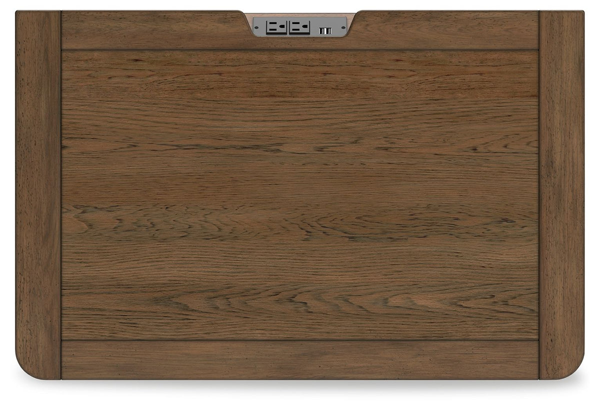 Cabalynn - Two Drawer Night Stand - Light Brown - R&R Furniture Gallery (Fountain Valley, CA)
