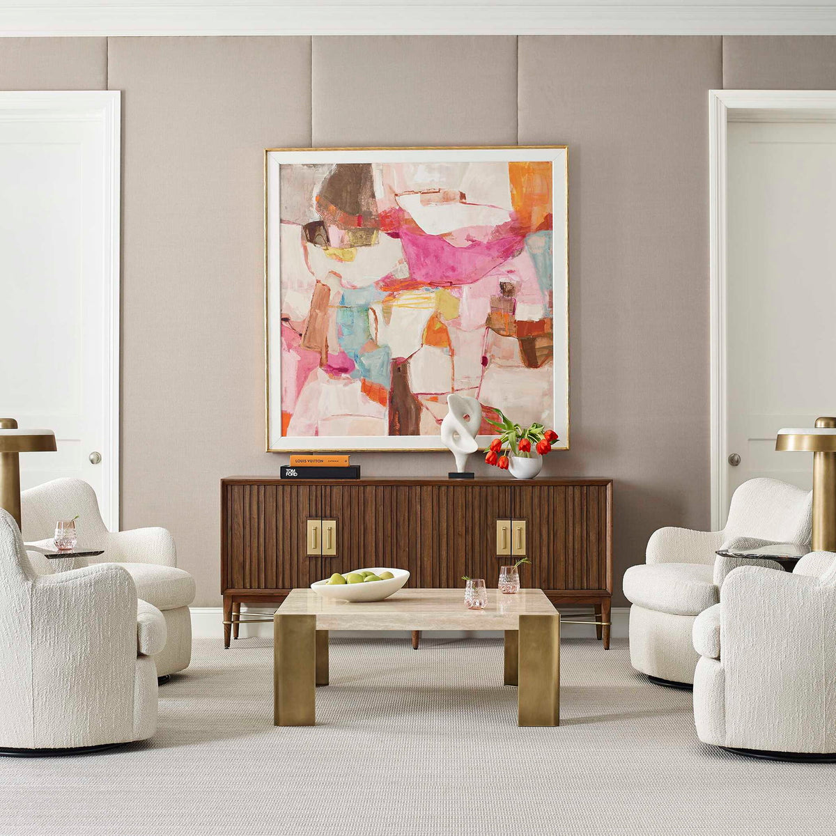 Caress - Coffee Table - Gold