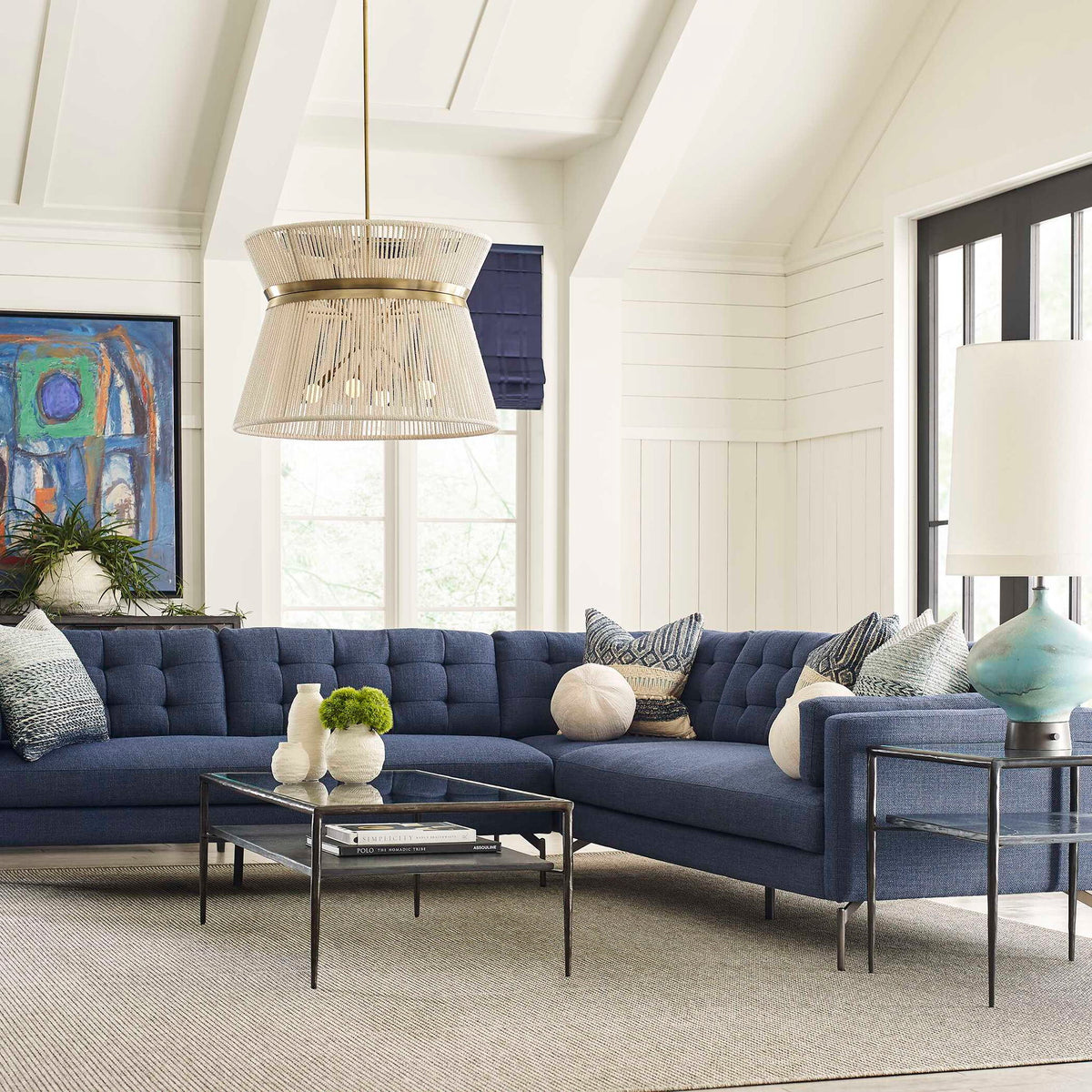 Highly Strung - 8 Light Round Pendant