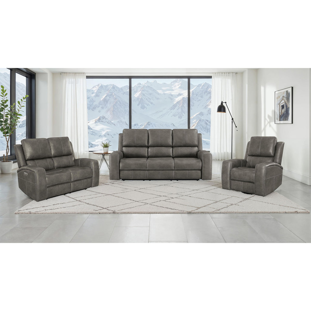 Boyce - Triple Power Swivel Recliner With Independent Adjustments