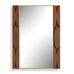 Macario - Mid-Century Wood Mirror - Woodtone