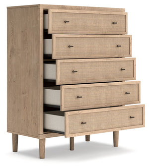 Cielden - Five Drawer Wide Chest - Two-Tone - R&R Furniture Gallery (Fountain Valley, CA)