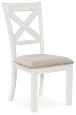 Robbinsdale - Dining Upholstered Side Chair (Set of 2) - Antique White - R&R Furniture Gallery (Fountain Valley, CA)