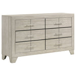 Strout - 6 Drawer Dresser - Cream