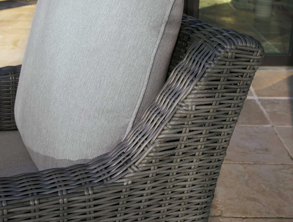 Elite Park - Swivel Lounge w/ Cushion - Gray - R&R Furniture Gallery (Fountain Valley, CA)