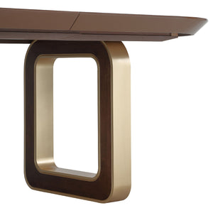 Houston - Oval Dining Table - Walnut - R&R Furniture Gallery (Fountain Valley, CA)