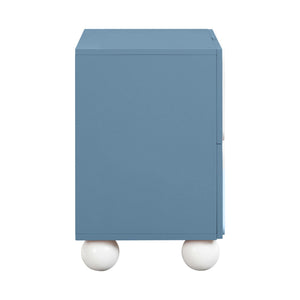 Tori - Motif Nightstand - Blue - R&R Furniture Gallery (Fountain Valley, CA)