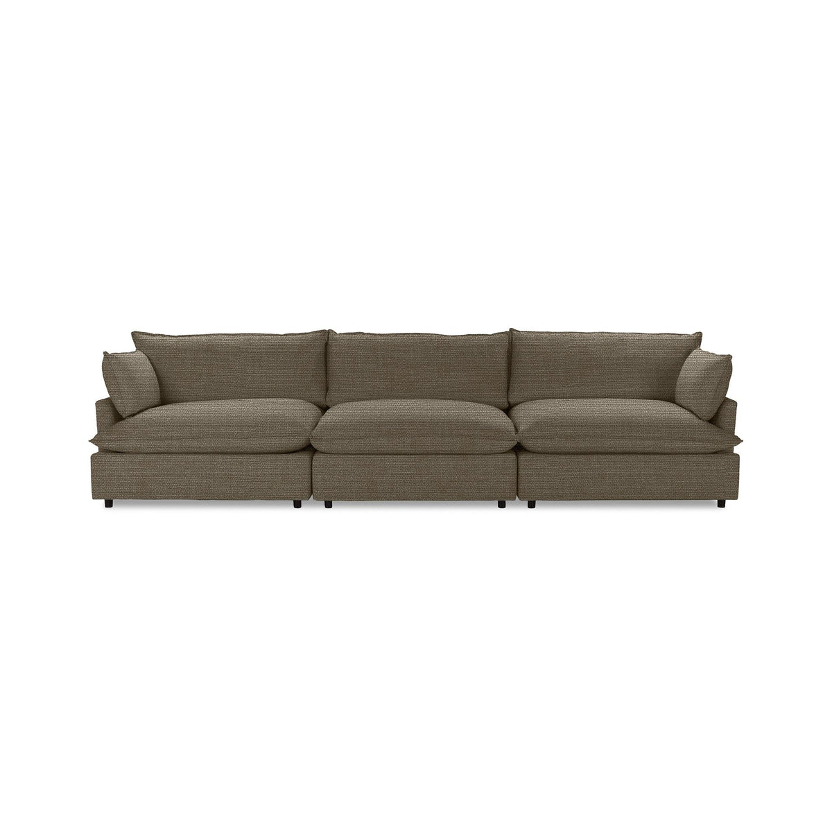 Classic Home Caplan modular sectional sofa with plush cushions and modern design, shown in a neutral fabric.