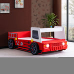 Firestall - Twin Bed, Red, Red