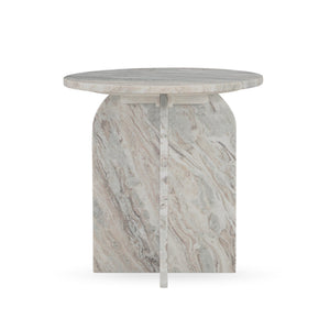 Reilly - Marble Round Table - R&R Furniture Gallery (Fountain Valley, CA)
