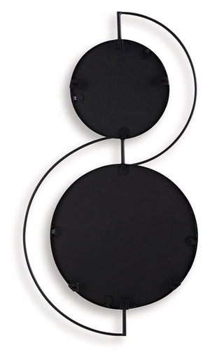 Shayham - Accent Mirror - Black - R&R Furniture Gallery (Fountain Valley, CA)