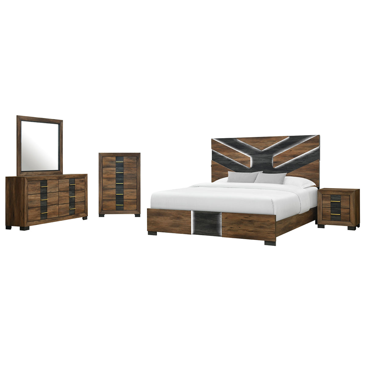 Prime - Nightstand - Brown Black