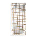 Golden Intersection - Mirrored Wall Decor - Brass