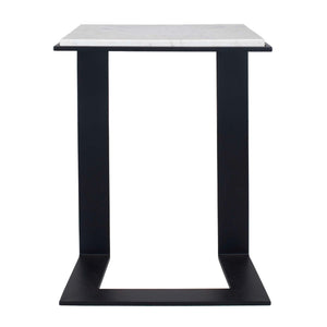 Kenora - Marble Accent Table - White