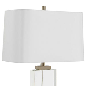 Genevieve - Crystal Table Lamp - Brass / Gold