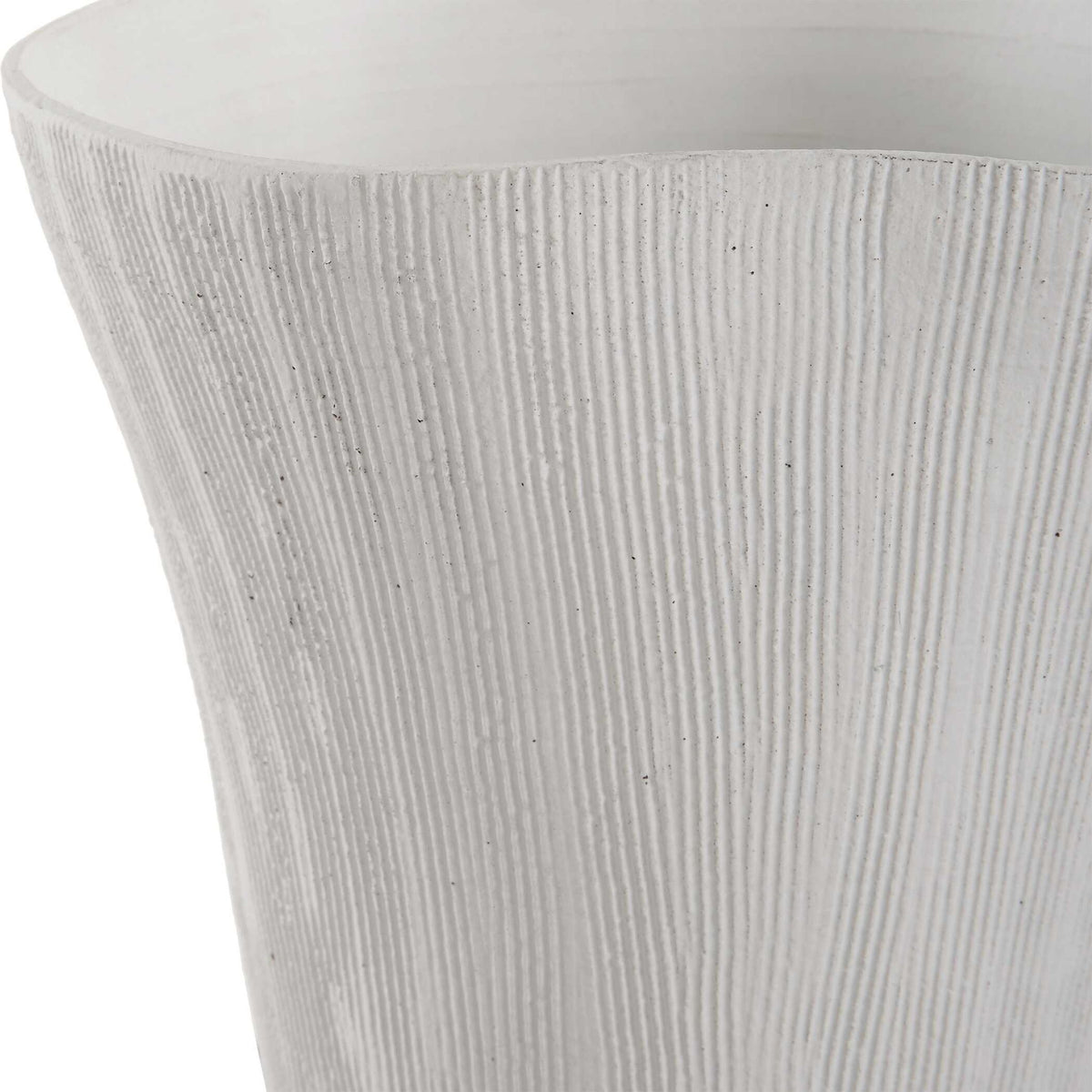 Floreana - Tall Vase - White