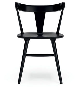 Gretlynn - Dining Room Side Chair (Set of 2) - Black - R&R Furniture Gallery (Fountain Valley, CA)