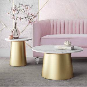Bleeker - Marble Table - R&R Furniture Gallery (Fountain Valley, CA)