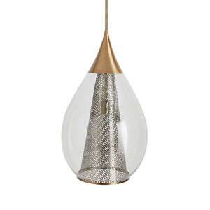 Big Drip - 1 Light Pendant - Brass