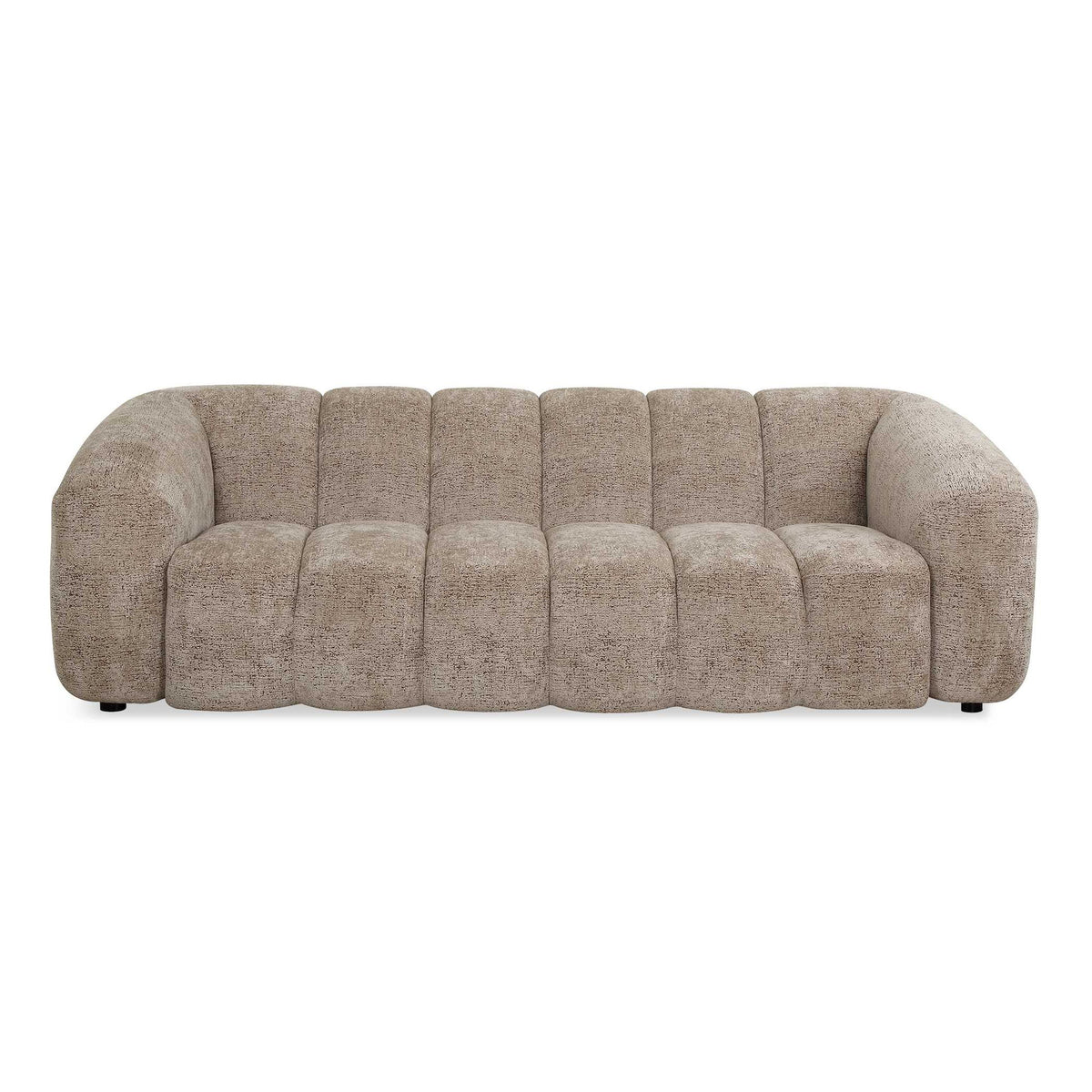 Modella - Upholstered Chenille Sofa - Brown