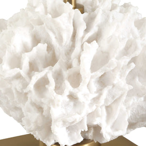 Caronia - Coral Buffet Lamp - Brass / Gold / White