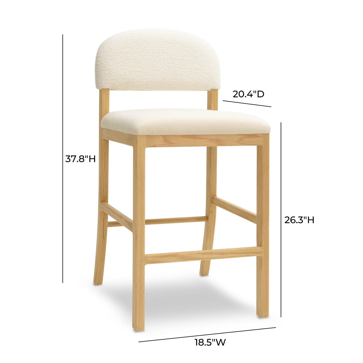 Calla - Performance Velvet Counter Stool - R&R Furniture Gallery (Fountain Valley, CA)