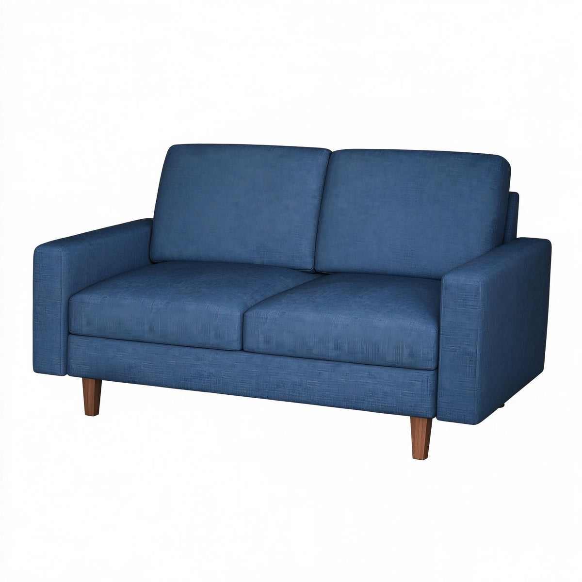 US Pride loveseat sofa with two removable-cushion design, stationary 2-seat couch ideal for living room seating.