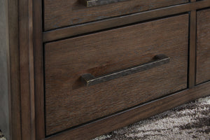 Kallenny - Square Cocktail Table - Brown / Gray - R&R Furniture Gallery (Fountain Valley, CA)