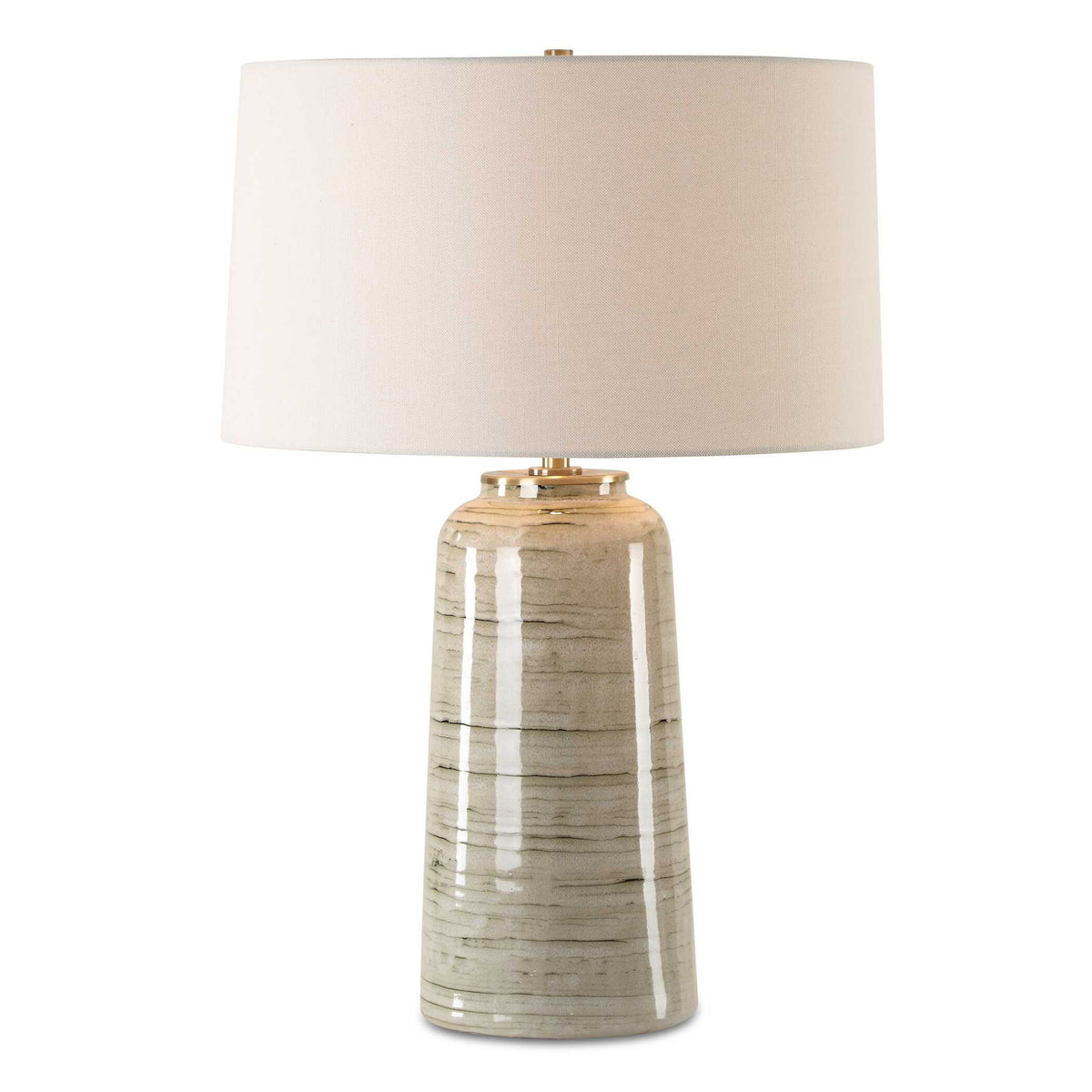 Strata - Tan Glaze Table Lamp