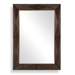Diamond In The Rough - Wood Mirror - Gold / Woodtone