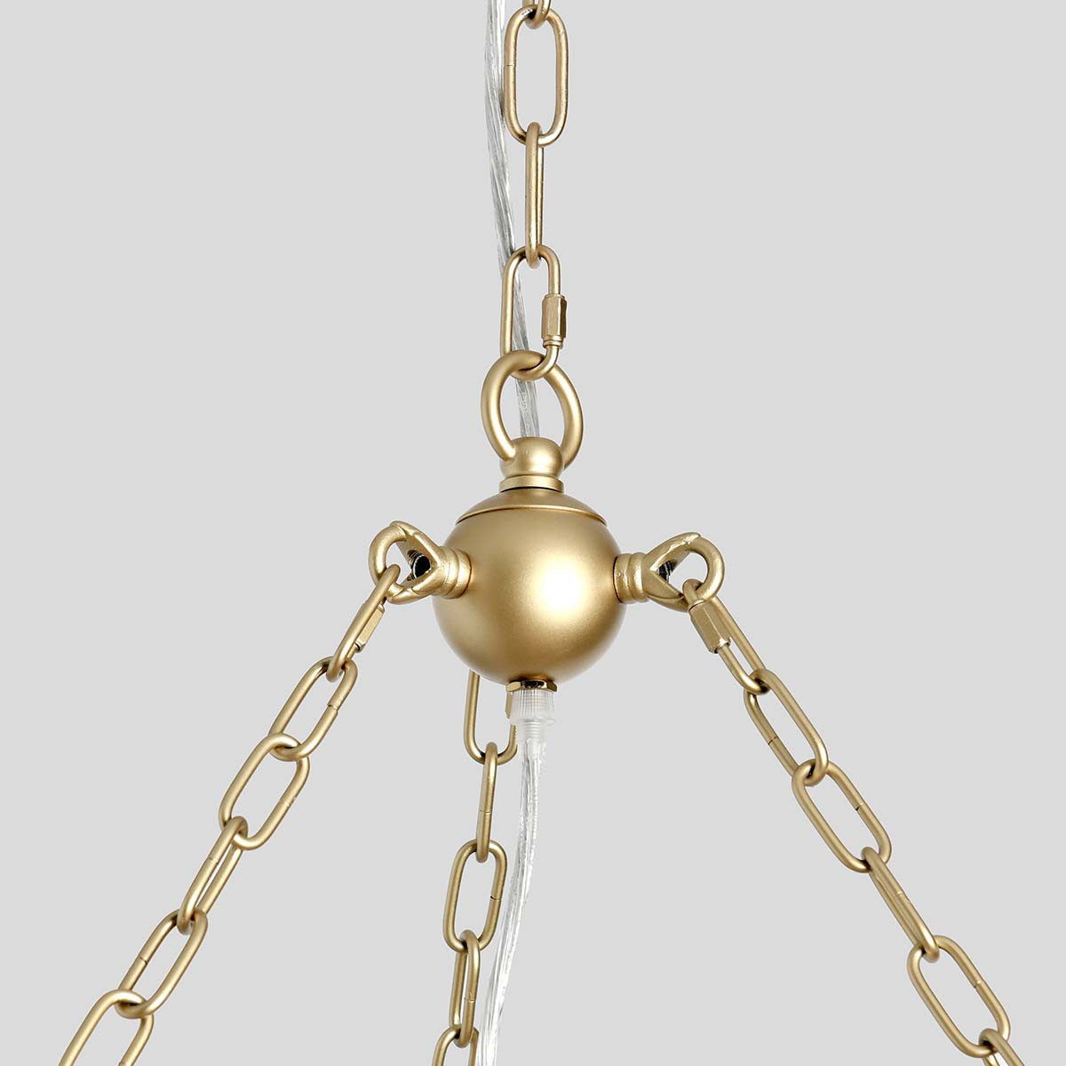 Amanda - Beaded Chandelier - White - R&R Furniture Gallery (Fountain Valley, CA)