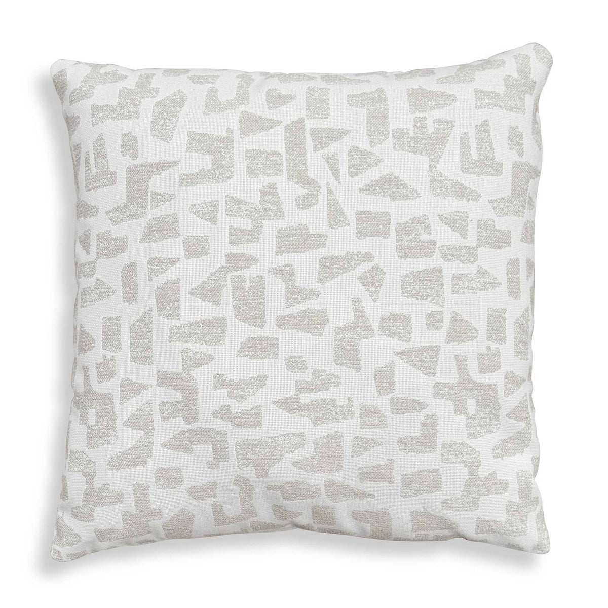 Scatter - Abstract Outdoor Pillow - Gray / White