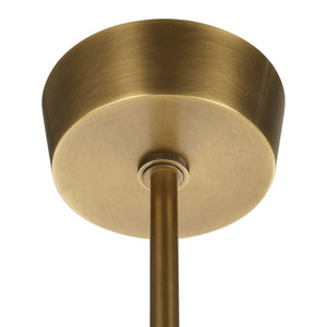 Tiered Ombre - 1 Light LED Pendant - Brass