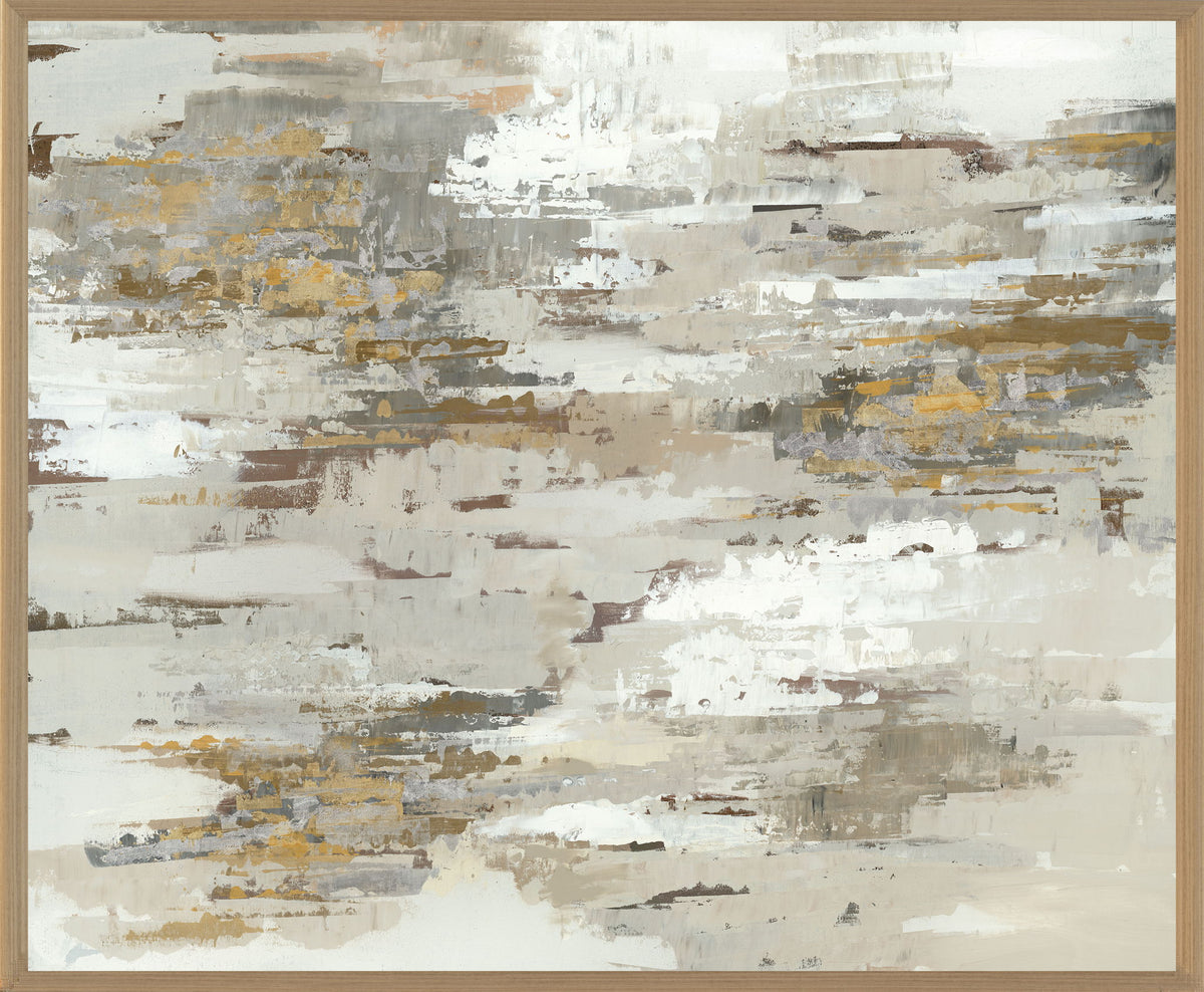 Glow - 48" x 72" River Painting By Buddy Whitlock - Gold - R&R Furniture Gallery (Fountain Valley, CA)