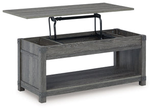 Freedan - Rect Lift Top Cocktail Table - Grayish Brown - R&R Furniture Gallery (Fountain Valley, CA)