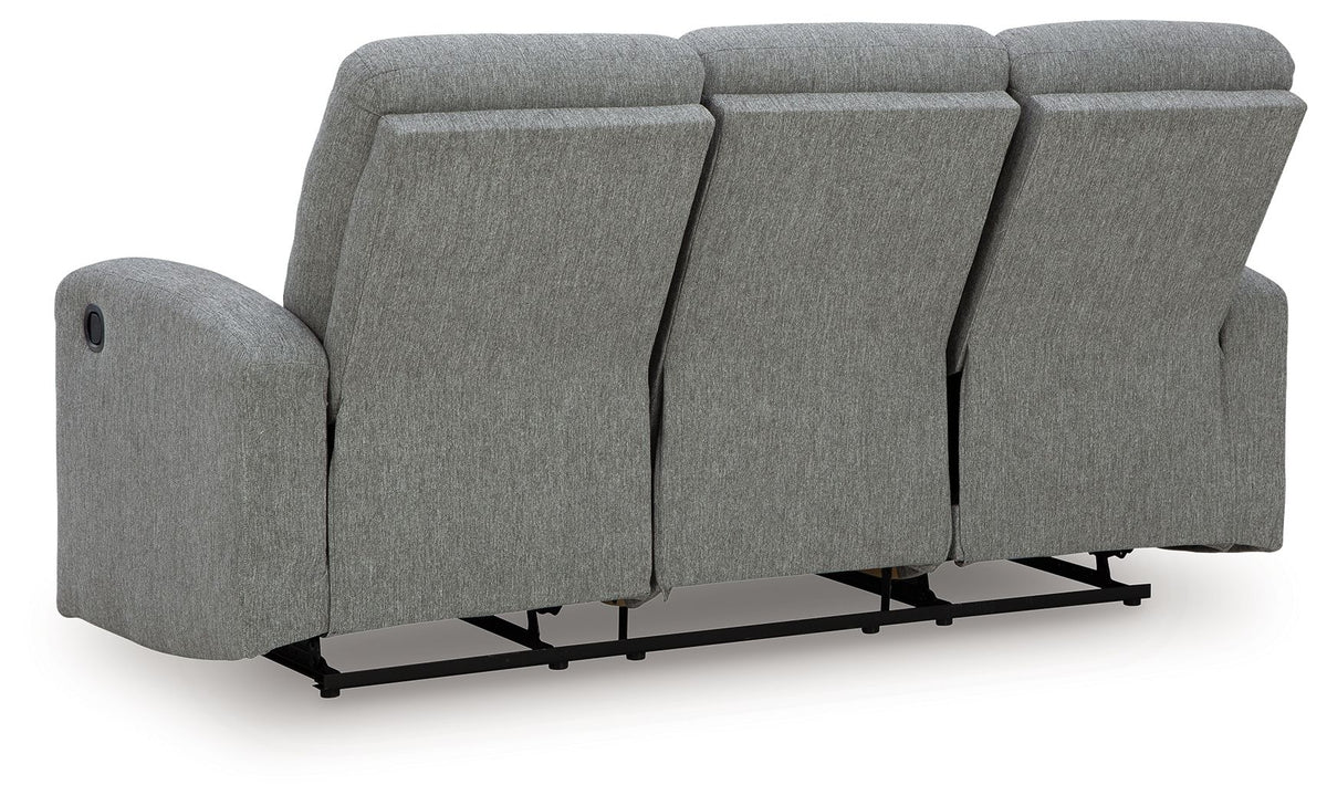 Gauntlet - Reclining Sofa - Sterling - R&R Furniture Gallery (Fountain Valley, CA)
